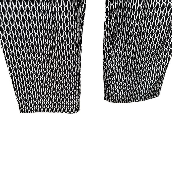 NY Collection Womens XL High Rise Printed Slim Pull On Pleated Front Pants NWT - Picture 8 of 12